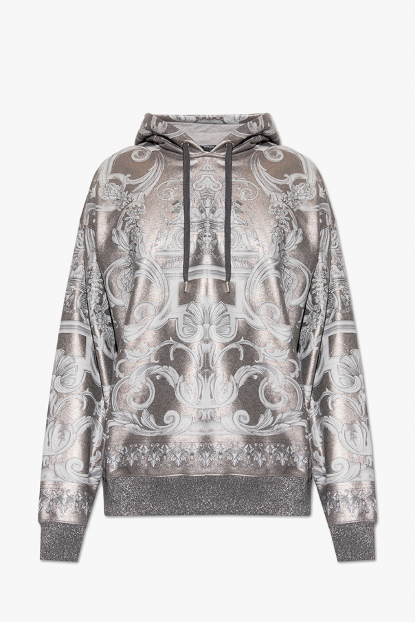 Hoodie with Baroque pattern Versace - storage caps clothing